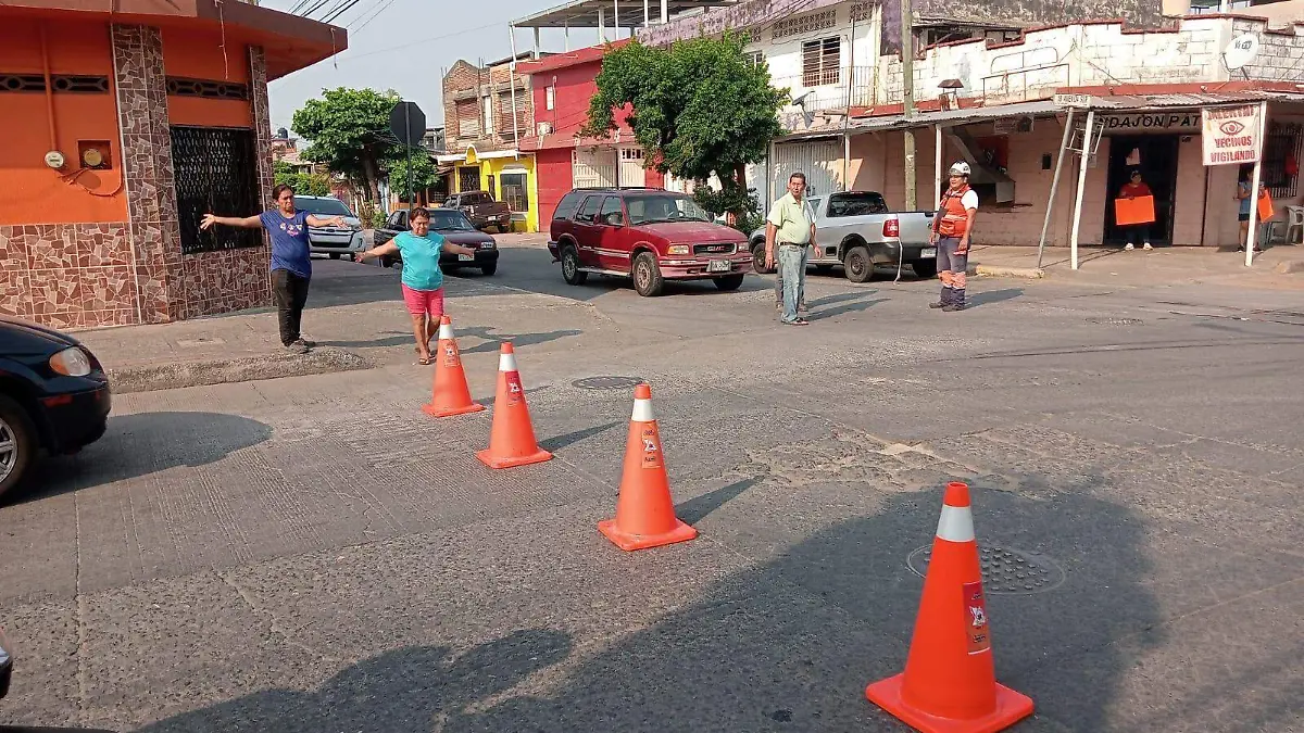 Protesta en san caralampio 